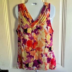 Tank top V Neck, no brand name, bright colors